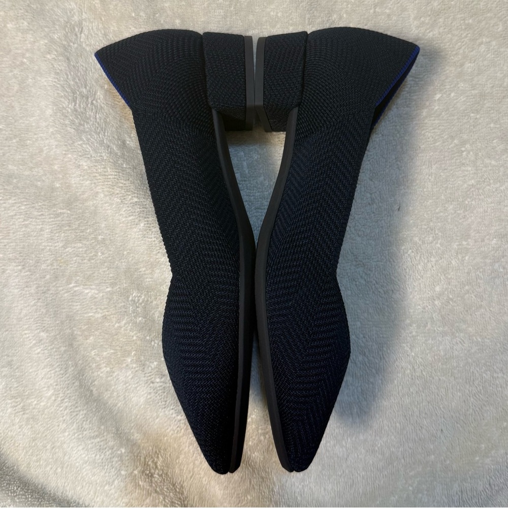 Rothy’s Blue-Toned The High Point Pointed-Toe Block Heels Size 8 - Picture 6 of 8
